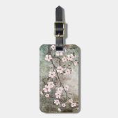 Kirschblüte aus Grunge Gepäckanhänger (Vorderseite vertikal)