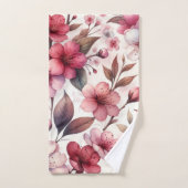 Kirschblüte Badhandtuch Set (Handtuch)