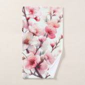 Kirschblüte Badhandtuch Set (Handtuch)