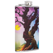 Kirschblüte Baum des Lebens Flachmann (Rechts)