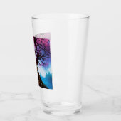 Kirschblüte Baum des Lebens Glas (Links)
