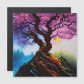Kirschblüte Baum des Lebens Magnetkarte (Vorne/Hinten)