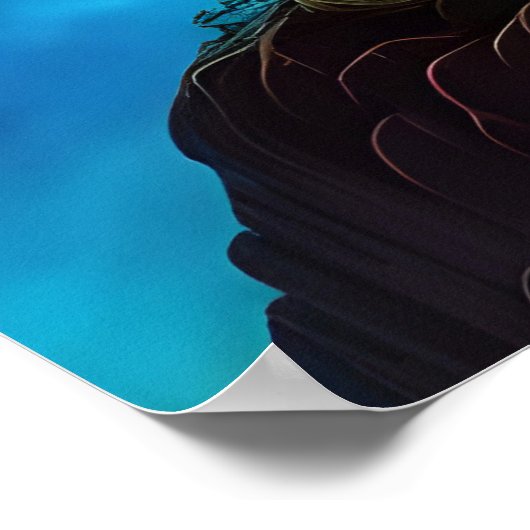 Kirschblüte Baum des Lebens Poster (Ecke)