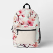 Kirschblüte Bedruckter Rucksack (Vorderseite)