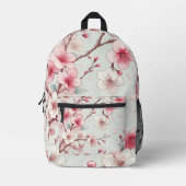 Kirschblüte Bedruckter Rucksack (Vorderseite)