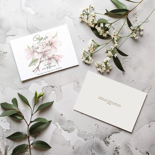 Kirschblüte Blume Hintergrund Save the Date