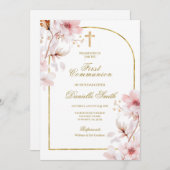 Kirschblüte Blumenblüte Einladung (Vorne/Hinten)