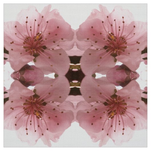 Kirschblüte. Blumenfrühlingsmuster Stoff (Muster)