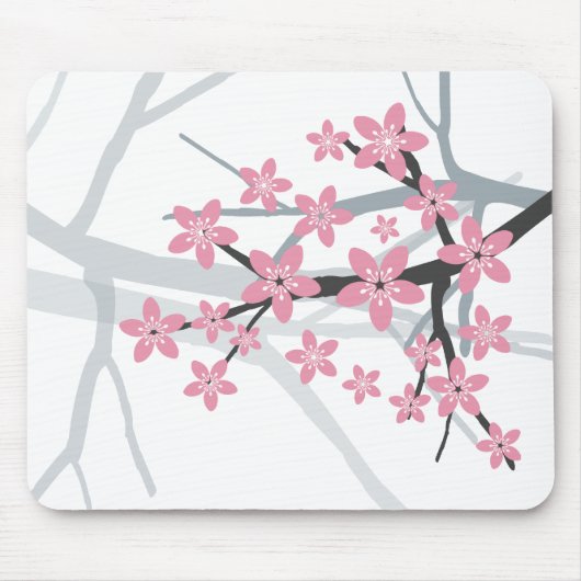 Kirschblüte-Blüte Mousepad (Vorne)
