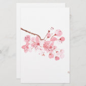 Kirschblüte Briefpapier (Vorne/Hinten)