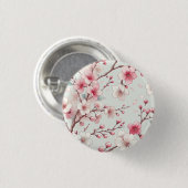 Kirschblüte Button (Vorne & Hinten)