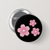 Kirschblüte Button (Vorne & Hinten)