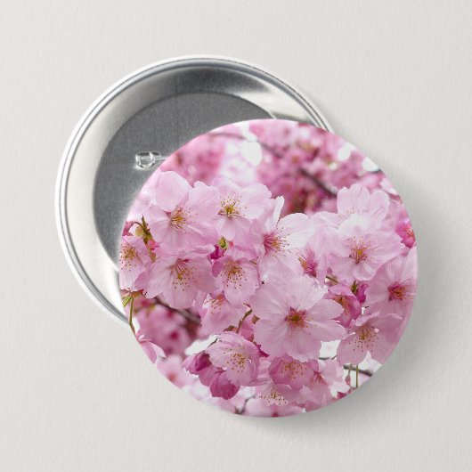 Kirschblüte Button (Vorne & Hinten)