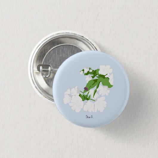 Kirschblüte  button (Vorne & Hinten)