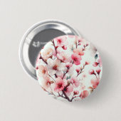 Kirschblüte Button (Vorne & Hinten)