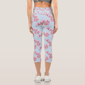 Kirschblüte Capri Leggings (Rückseite)