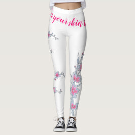 Kirschblüte Damen rosa Hose Leggings