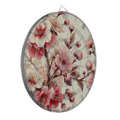 Kirschblüte Dartscheibe (Vorderseite Links)