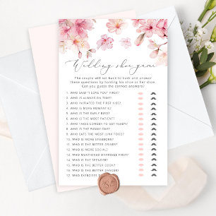 Kirschblüte Das Hochzeitschuhspiel