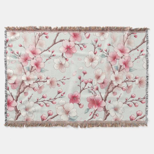 Kirschblüte Decke (Vorderseite)