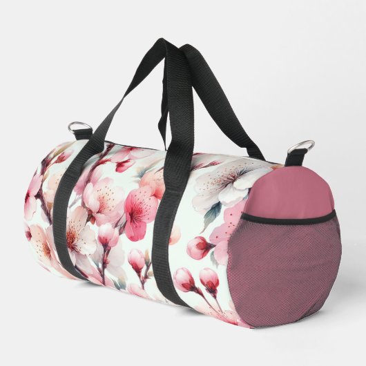 Kirschblüte Duffle Bag (Rechte Ecke)