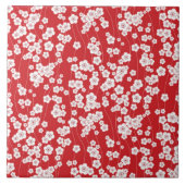 Kirschblüte Fliese (Vorderseite)