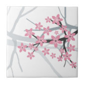 Kirschblüte-Fliese Fliese (Vorderseite)