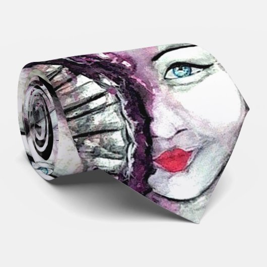 Kirschblüte - Geisha-Krawatte Krawatte (Gerollt)