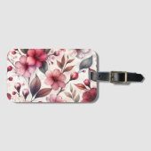 Kirschblüte Gepäckanhänger (Vorderseite (Horizontal))