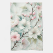 Kirschblüte Geschirrtuch (Vertikal)
