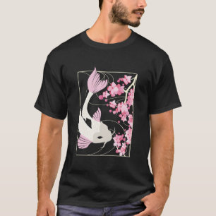 Kirschblüte I Japanischer Fisch I Koi Karpfen T-Shirt