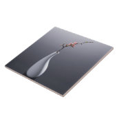 Kirschblüte im Vase Fliese (Seite)