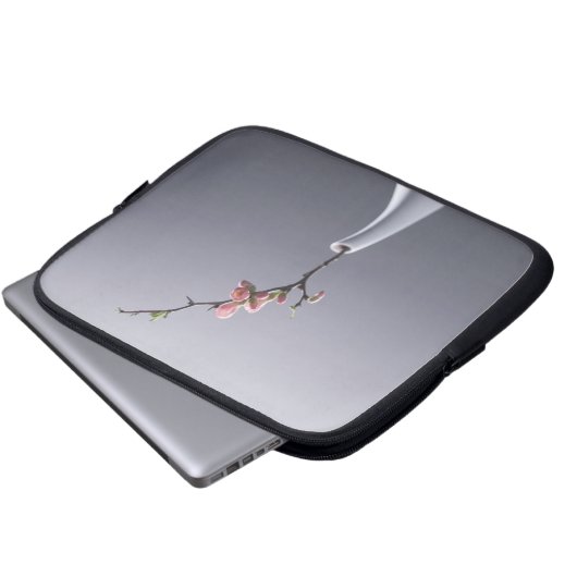 Kirschblüte im Vase Laptopschutzhülle (Vorne Knopf)