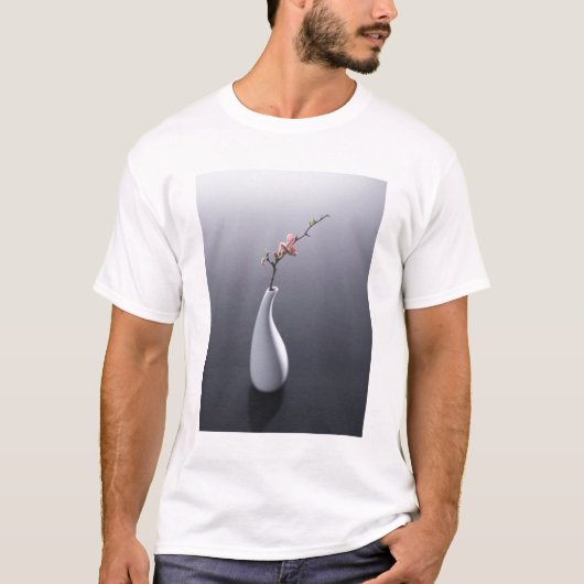 Kirschblüte im Vase T-Shirt (Vorderseite)