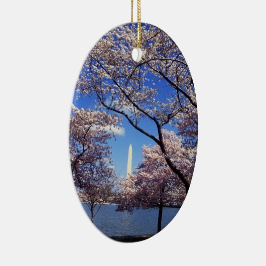 Kirschblüte im Washington DC Keramik Ornament (Rechts)