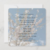 Kirschblüte in blauem Himmel Brautparty Einladung (Vorderseite)