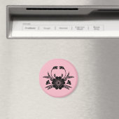 Kirschblüte in Krebsform (EDO) Magnet (In Situ (Geschirrspüler))
