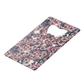 Kirschblüte in Rosa und Blau Geldbeutel Flaschenöffner (Rückseite Schrägansicht)