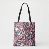 Kirschblüte in Rosa und Blau Tasche (Vorderseite)