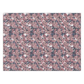 Kirschblüte in Rosa und Blau Tischdecke (Vorderseite (Horizontal))