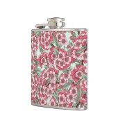 Kirschblüte in Rosa und Minze Flachmann (Links)
