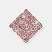 Kirschblüte in Rosa und Minze Serviette (Ecke)
