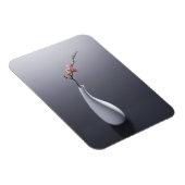 Kirschblüte in Vase Magnet (Rechte Seite)