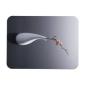 Kirschblüte in Vase Magnet (Horizontal)