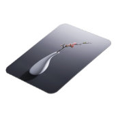 Kirschblüte in Vase Magnet (Linke Seite)