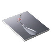 Kirschblüte in Vase Notizblock (angewinkelt)