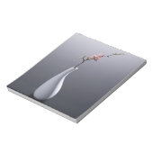 Kirschblüte in Vase Notizblock (Rotiert)