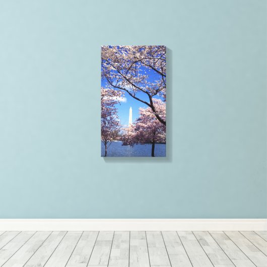 Kirschblüte in Washington DC Leinwanddruck (Insitu (Holzboden))