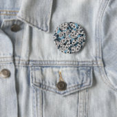 Kirschblüte in weiß und blau button (Beispiel)