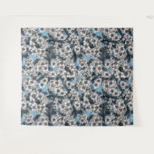 Kirschblüte in weiß und blau wandteppich (Vorderseite (Horizontal))